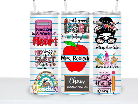 Teacher 20oz tumbler
