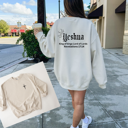 Yeshua sweat shirt, crew neck