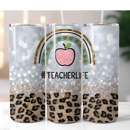 Cheetah Teacher Life Tumbler