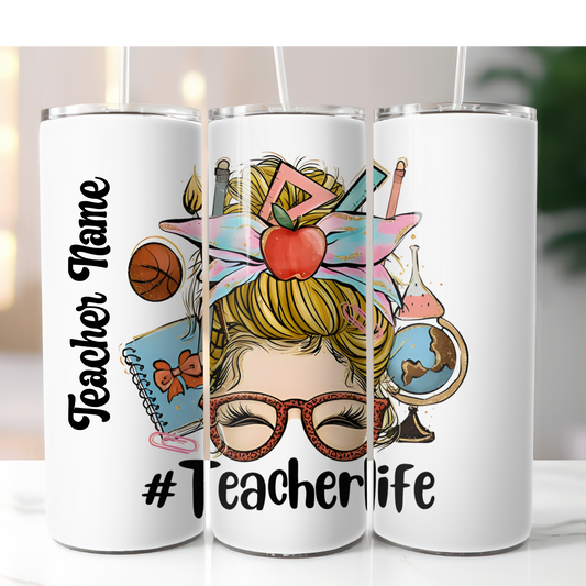 Teacher Life tumbler