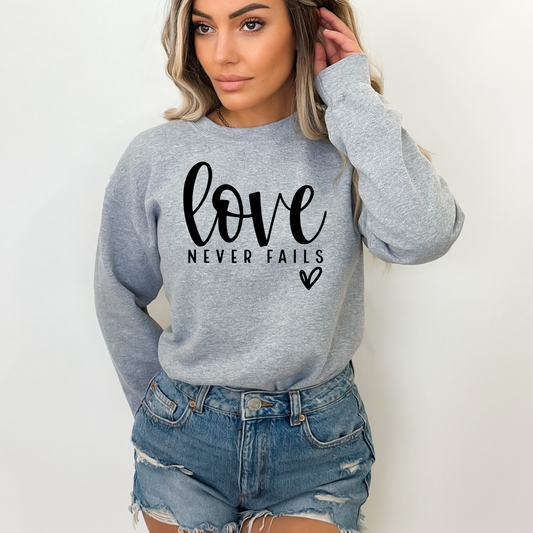 Love Never Fails, Crew Neck sweater