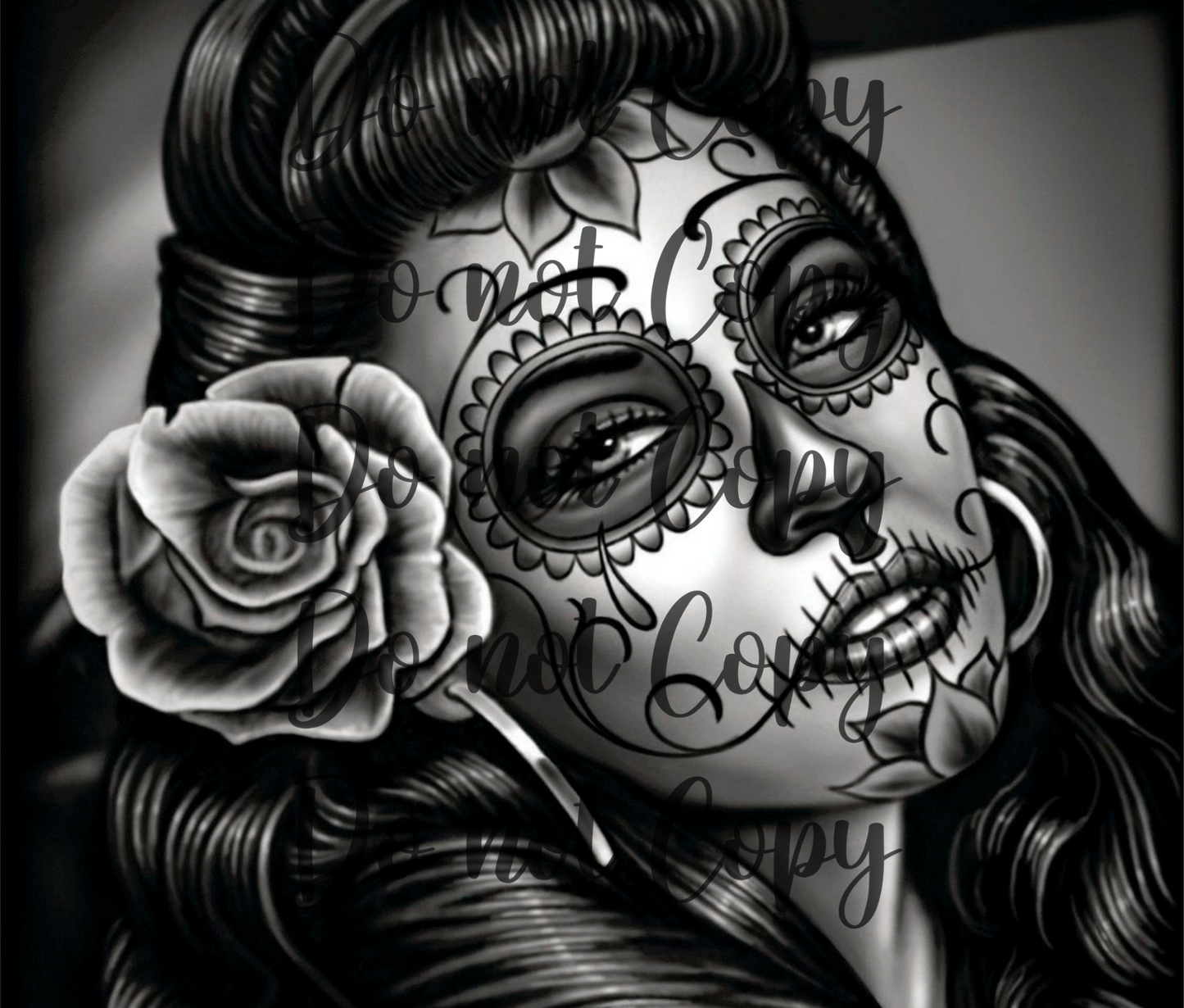 Black and white Catrina 2