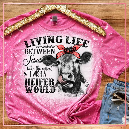 Living Life Bleach T-shirt