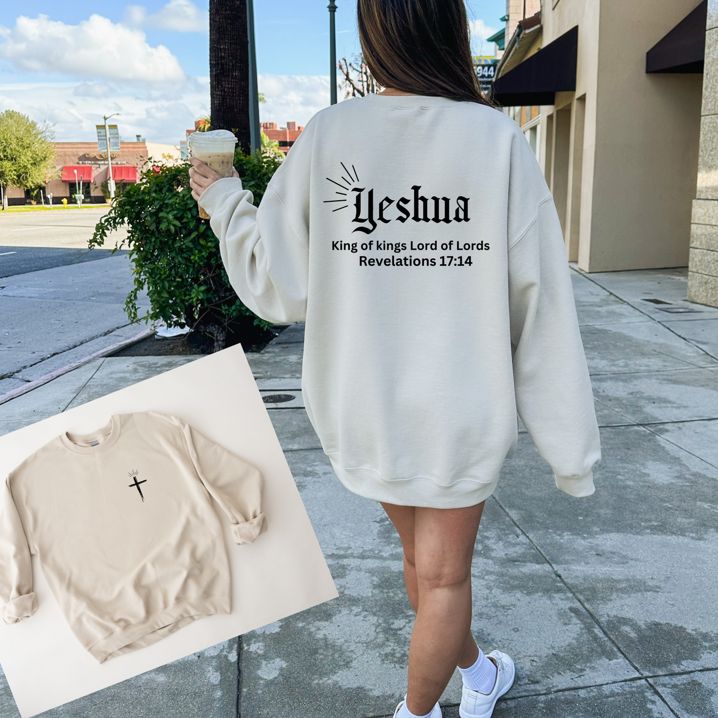 Yeshua sweat shirt, crew neck