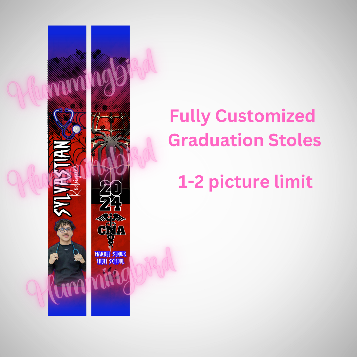 Character theme Grad Stoles
