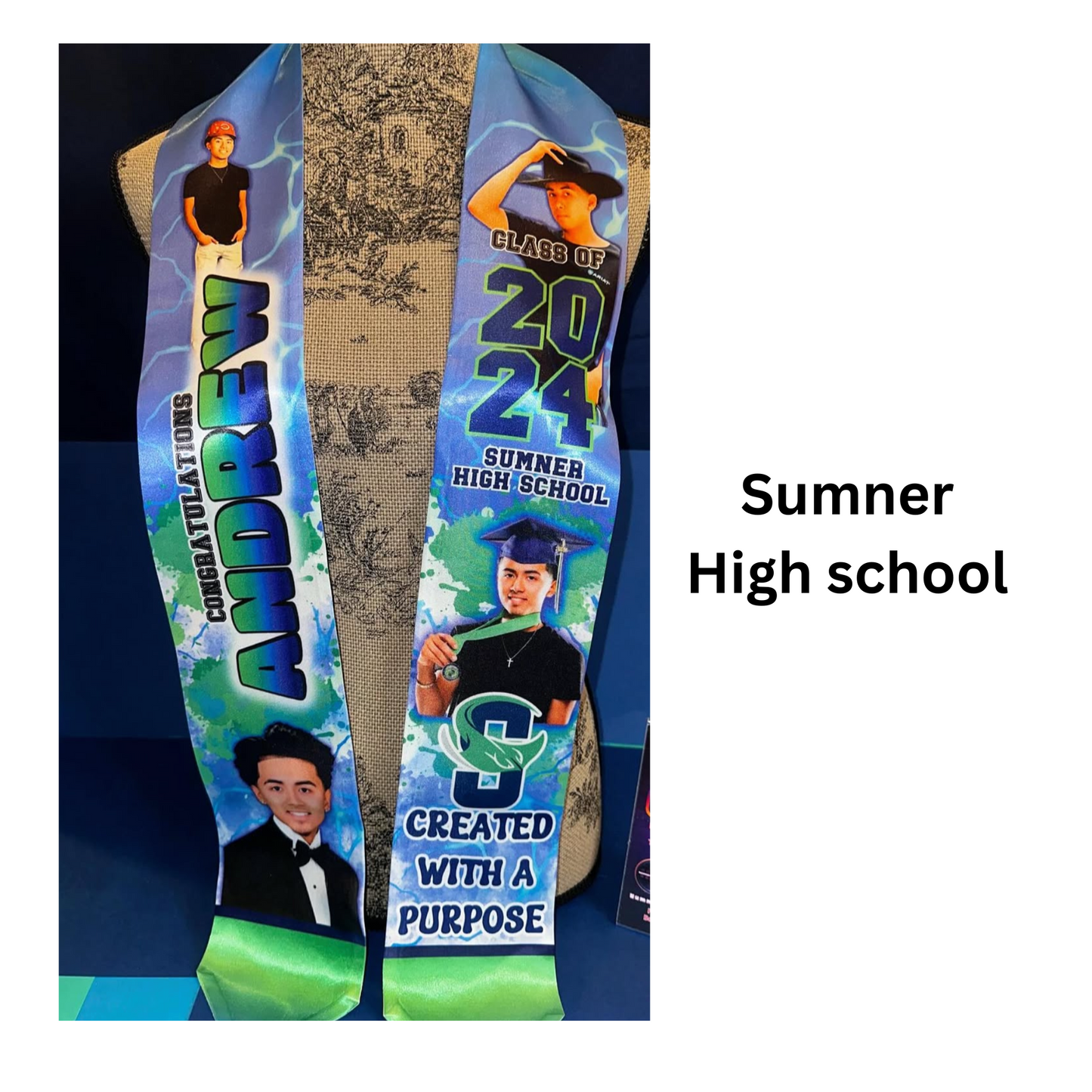 Custom Graduation Stole