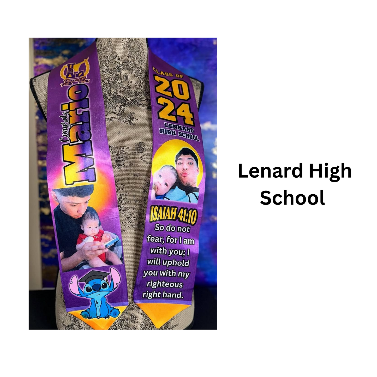 Custom Graduation Stole