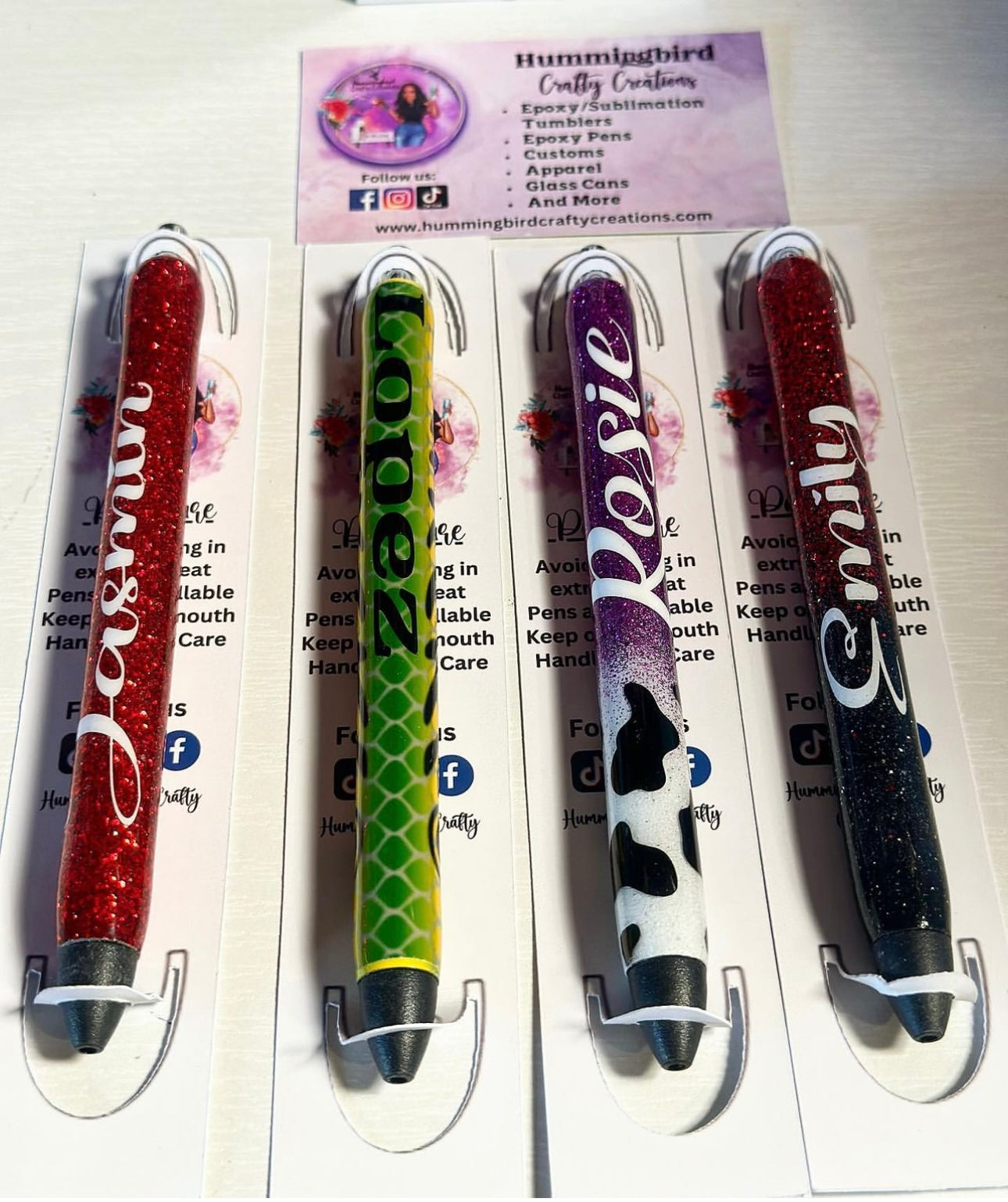 Customize your Glitter Pen