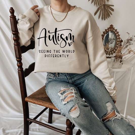 Autism awareness, seeing the world differently, Sweater